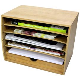 Cube Literature Sorter with Drawer
